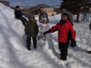 雪の塔