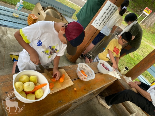 野外炊飯