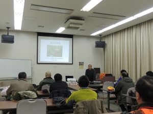 室内講義「流し猟の概要」　