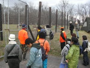 シカ牧場の見学