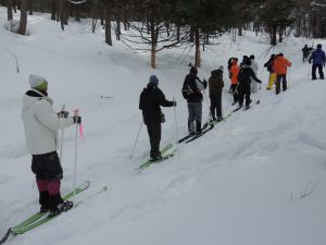 山スキー実習