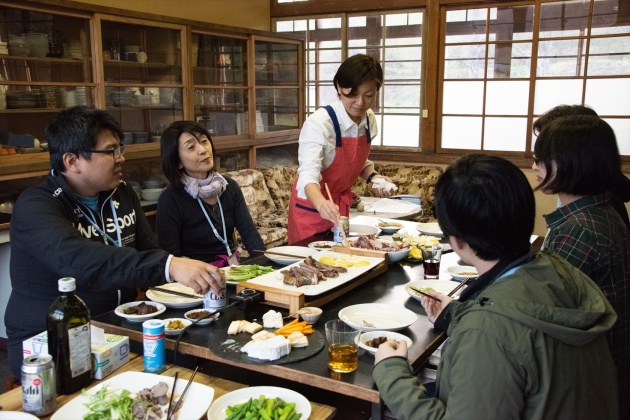 西興部村エゾシカエコツアーでジビエディナー