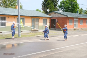 春の消防演習