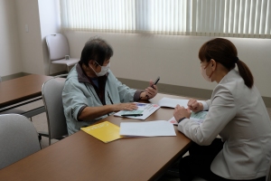 スマホ教室の様子