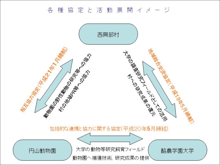 各種協定と活動展開イメージ