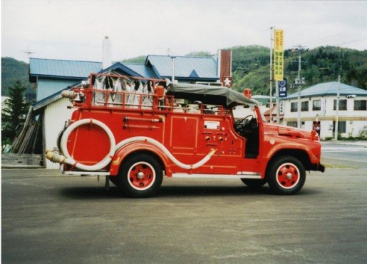 旧消防ポンプ自動車（第1分団）写真